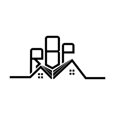 RBP emlak logosu tasarımı, RBP basit ve modern logo. RBP lüks alfabe tasarımı  