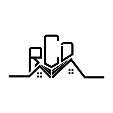 RCD Real State logo tasarımı, RCD basit ve modern logo. RCD lüks alfabe tasarımı  
