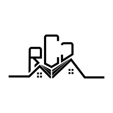 RCJ Real State logo tasarımı, RCJ basit ve modern logo. RCJ lüks alfabe tasarımı  