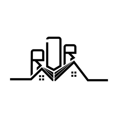 RDR Real State logo tasarımı, RDR basit ve modern logo. RDR lüks alfabe tasarımı  