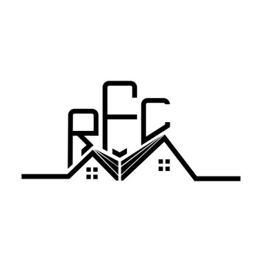 RFL Real State logo tasarımı, RFL basit ve modern logo. RFL lüks alfabe tasarımı  