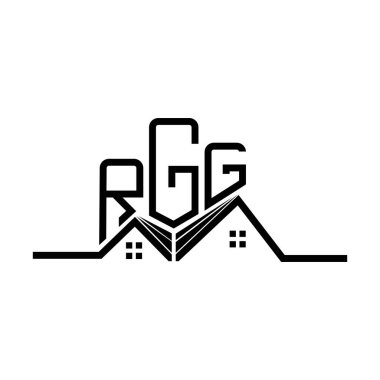 RGG Real State logo tasarımı, RGG basit ve modern logo. RGG lüks alfabe tasarımı  