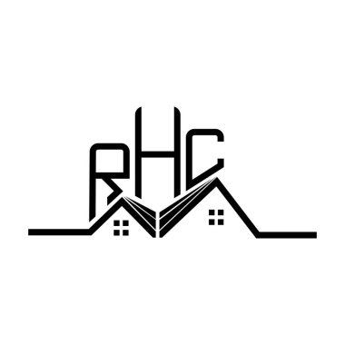 RHC Real State logo tasarımı, RHC basit ve modern logo. RHC lüks alfabe tasarımı  
