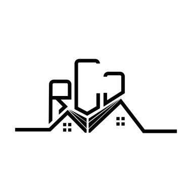 RLJ Real State logo tasarımı, RLJ basit ve modern logo. RLJ lüks alfabe tasarımı  