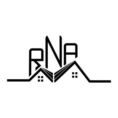 RNA Real State logo tasarımı, RNA basit ve modern logo. RNA lüks alfabe tasarımı  