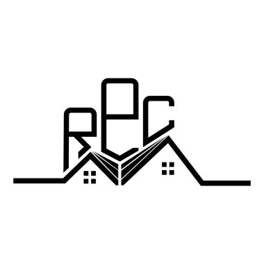 RPC Real State logo tasarımı, RPC basit ve modern logo. RPC lüks alfabe tasarımı  