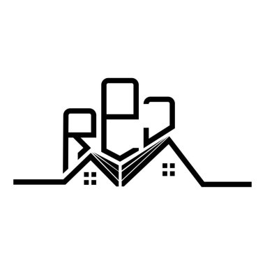 RPJ Real State logo tasarımı, RPJ basit ve modern logo. RPJ lüks alfabe tasarımı  