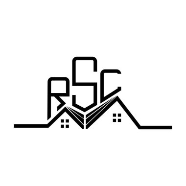 RSL Real State logo tasarımı, RSL basit ve modern logo. RSL lüks alfabe tasarımı  