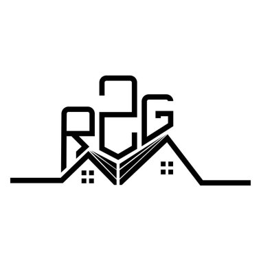 RZG Real State logo tasarımı, RZG basit ve modern logo. RZG lüks alfabe tasarımı  