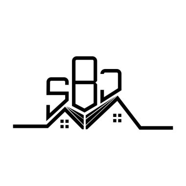 SBJ Real State logo design, SBJ simple and modern logo. SBJ luxurious alphabet design  