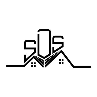 SDS Real State logo design, SDS simple and modern logo. SDS luxurious alphabet design  