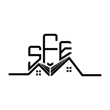 SFE Real State logo design, SFE simple and modern logo. SFE luxurious alphabet design  