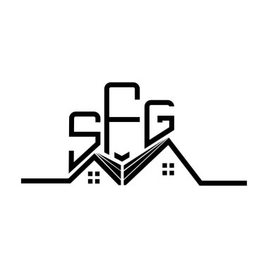 SFG Real State logo design, SFG simple and modern logo. SFG luxurious alphabet design  