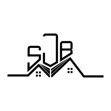 SJB Real State logo tasarımı, SJB basit ve modern logo. SJB lüks alfabe tasarımı  