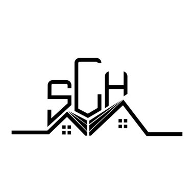 SLH Real State logo tasarımı, SLH basit ve modern logo. SLH lüks alfabe tasarımı  