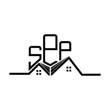 SPP Real State logo design, SPP simple and modern logo. SPP luxurious alphabet design  