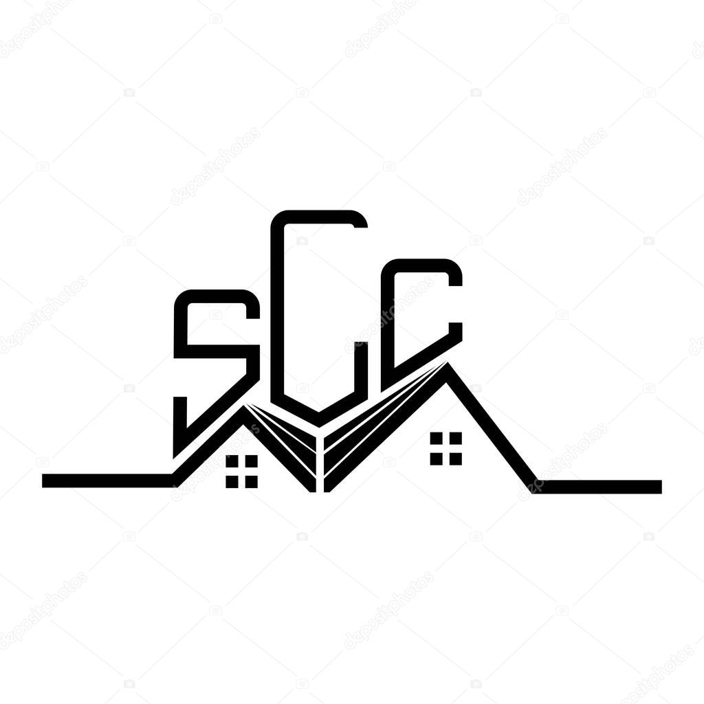 SLC Real State logo design, SLC simple and modern logo. SLC luxurious alphabet design