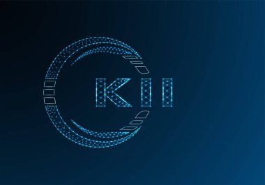 Düşük polyester harfli logo vektör tasarımı. Alt polyester logo dizaynını öldür. Düşük polyester logo.