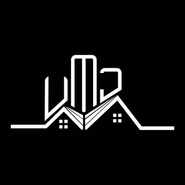 UMJ Real State logo tasarımı, UMJ basit ve modern logo. UMJ lüks alfabe tasarımı  