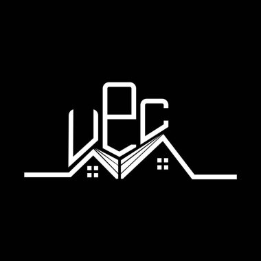 UPC Real State logo tasarımı, UPC basit ve modern logo. UPC lüks alfabe tasarımı  