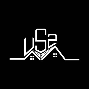 USZ Real State logo tasarımı, USZ basit ve modern logo. USZ lüks alfabe tasarımı  