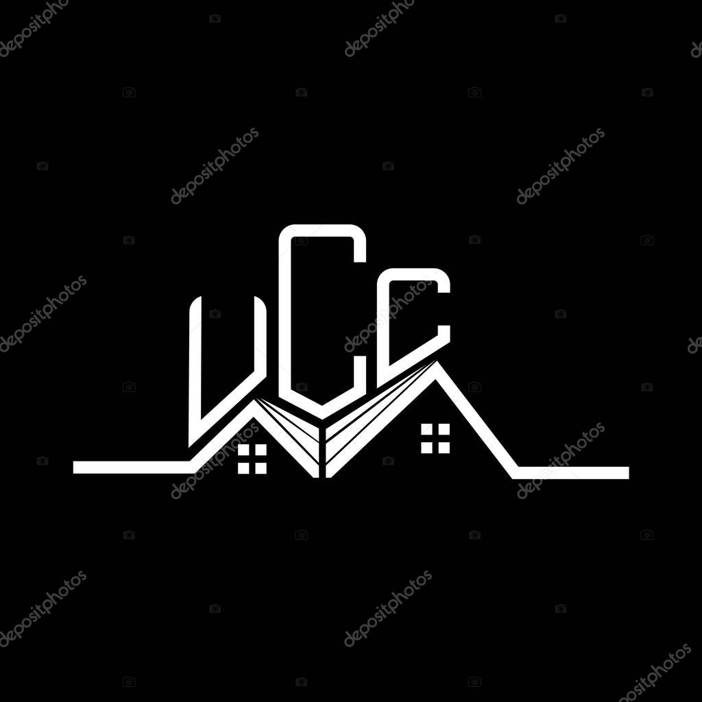 UCC Real State logo design, UCC simple and modern logo. UCC luxurious alphabet design
