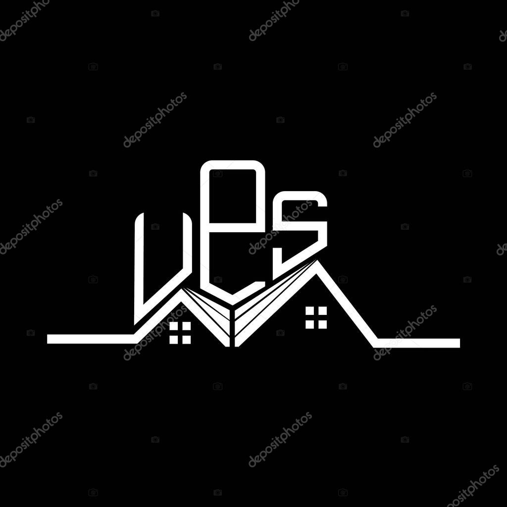 UPS Real State logo design, UPS simple and modern logo. UPS luxurious alphabet design