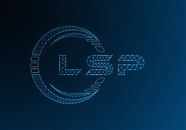 LSR düşük poli harfli logo vektör tasarımı. LSR düşük polyester logo tasarımı. Düşük polyester logo.