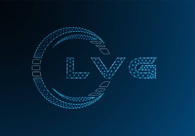LVG düşük poli harfli logo vektör tasarımı. LVG düşük polyester logo tasarımı. Düşük polyester logo.
