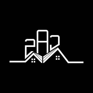 ZAJ Real State logo tasarımı, ZAJ basit ve modern logo. ZAJ lüks alfabe tasarımı  