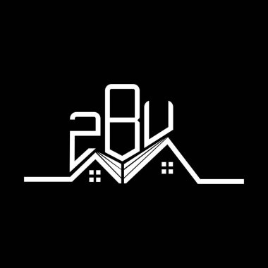ZBU Real State logo tasarımı, ZBU basit ve modern logo. ZBU lüks alfabe tasarımı  