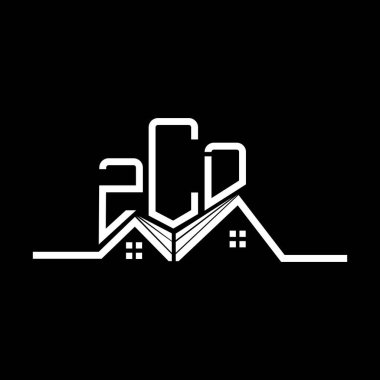 ZCD Emlak Logosu Tasarımı, ZCD Basit ve Modern Logo. ZCD lüks alfabe tasarımı  