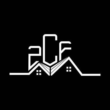 ZCF Real State logo tasarımı, ZCF basit ve modern logo. ZCF lüks alfabe tasarımı  