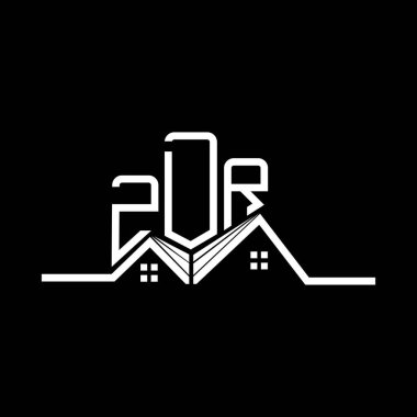 ZDR Real State logo tasarımı, ZDR basit ve modern logo. ZDR lüks alfabe tasarımı  