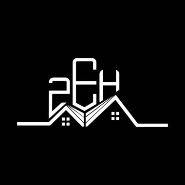 ZEH emlak logosu tasarımı, ZEH basit ve modern logo. ZEH lüks alfabe tasarımı  