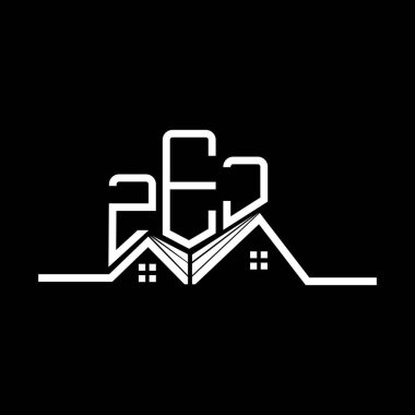 ZEJ Real State logo tasarımı, ZEJ basit ve modern logo. ZEJ lüks alfabe tasarımı  
