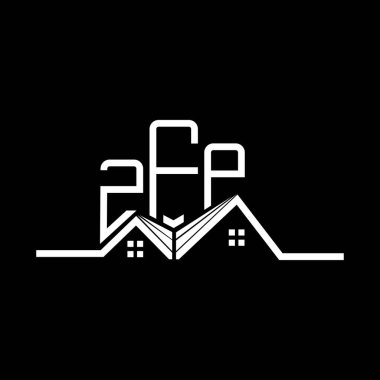 ZFP Real State logo tasarımı, ZFP basit ve modern logo. ZFP lüks alfabe tasarımı  