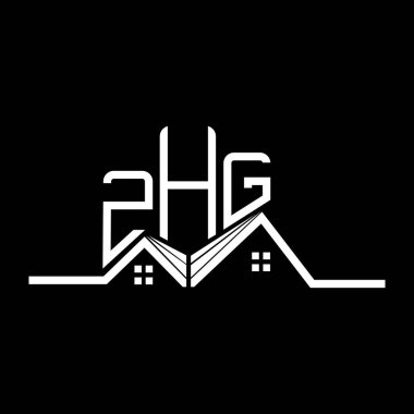 ZHG emlak logosu tasarımı, ZHG basit ve modern logo. ZHG lüks alfabe tasarımı  