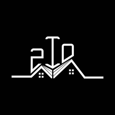 ZIO Real State logo tasarımı, ZIO basit ve modern logo. ZIO lüks alfabe tasarımı  