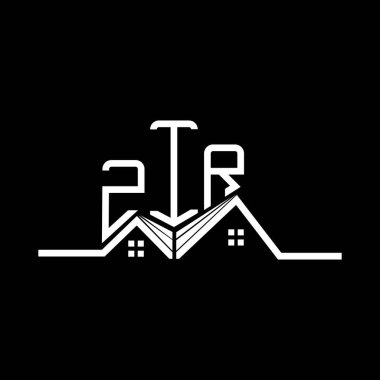 ZIR emlak logosu tasarımı, ZIR basit ve modern logo. ZIR lüks alfabe tasarımı  