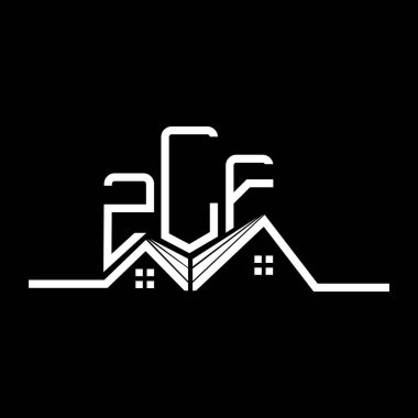 ZLF Real State logo tasarımı, ZLF basit ve modern logo. ZLF lüks alfabe tasarımı  