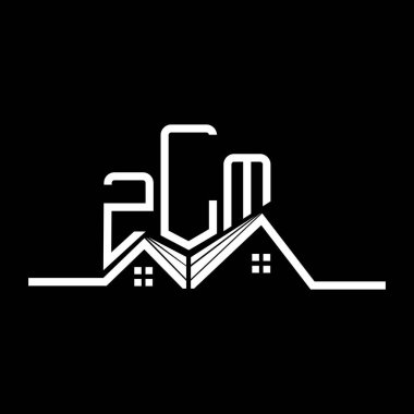 ZLM Real State logo tasarımı, ZLM basit ve modern logo. ZLM lüks alfabe tasarımı  