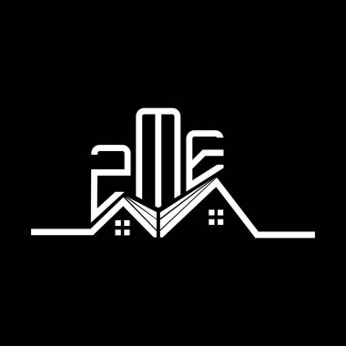 ZME Real State logo tasarımı, ZME basit ve modern logo. ZME lüks alfabe tasarımı  