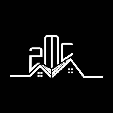 ZML Real State logo tasarımı, ZML basit ve modern logo. ZML lüks alfabe tasarımı  