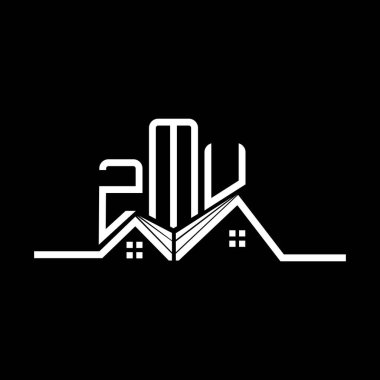ZMU Real State logo tasarımı, ZMU basit ve modern logo. ZMU lüks alfabe tasarımı  