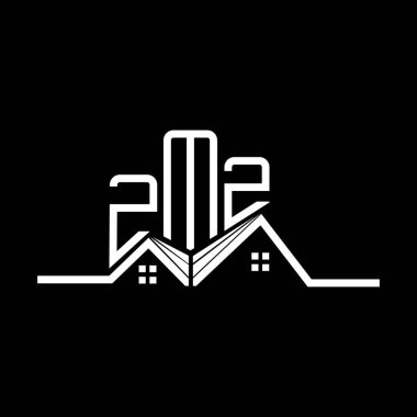 ZMZ Real State logo tasarımı, ZMZ basit ve modern logo. ZMZ lüks alfabe tasarımı  