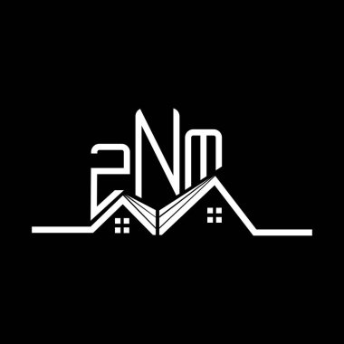 ZNM Real State logo tasarımı, ZNM basit ve modern logo. ZNM lüks alfabe tasarımı  