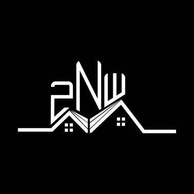 ZNW Real State logo tasarımı, ZNW basit ve modern logo. ZNW lüks alfabe tasarımı  