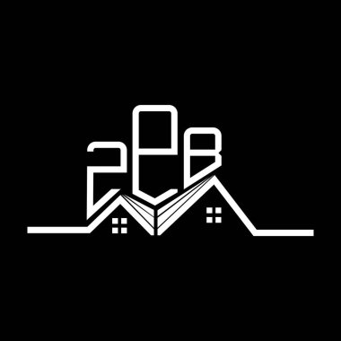 ZPB Real State logo tasarımı, ZPB basit ve modern logo. ZPB lüks alfabe tasarımı  