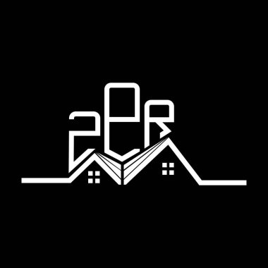 ZPR Emlak Logosu Tasarımı, ZPR Basit ve Modern Logo. ZPR lüks alfabe tasarımı  